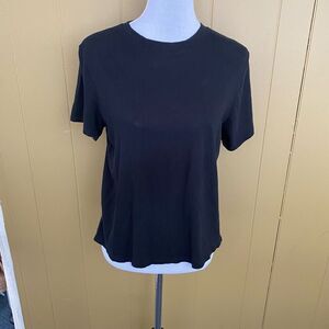 A New Day women M Crewneck short sleeve t-shirt black